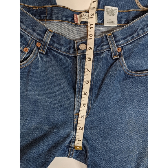 Vintage Levi's 550 Relaxed Fit, Tapered Leg Jeans Sz 32X27 High Rise Denim - Picture 6 of 6